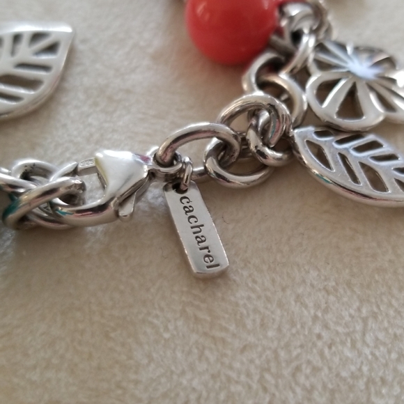 Charm bracelet signed Cacharel, Sterling Silver - Picture 2 of 4